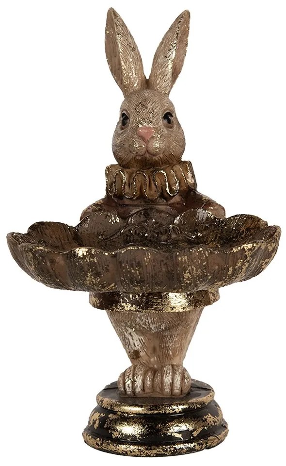 Dekorácia králik s miskou - 11*9*15 cm Dekorácia králik s miskou - 11*9*15 cm