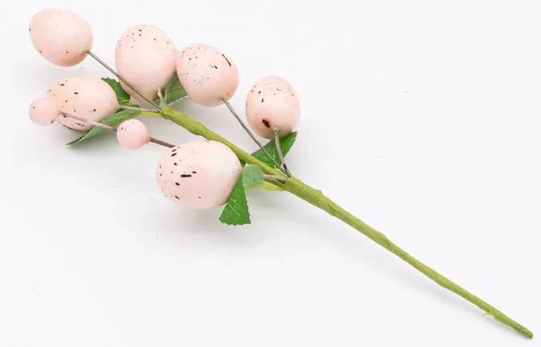 DECOLED Veľkonočná vetvička, 24 x 8 cm, ružové vajíčka