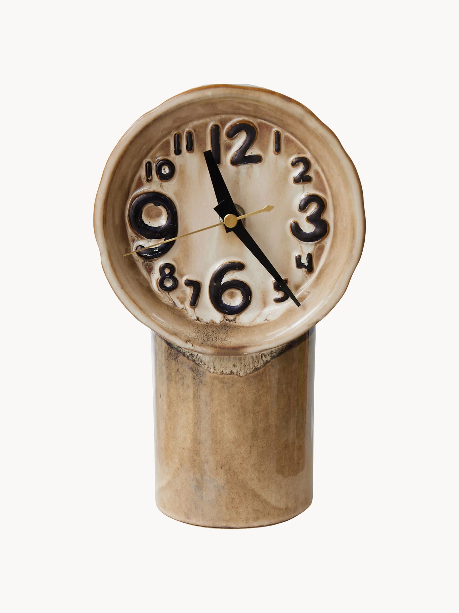 Ručne maľované stolové hodiny Retro