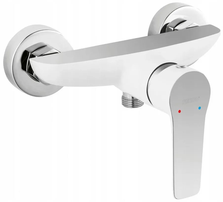 Ferro Adore, sprchová batéria, biela-chrómová, BDR7