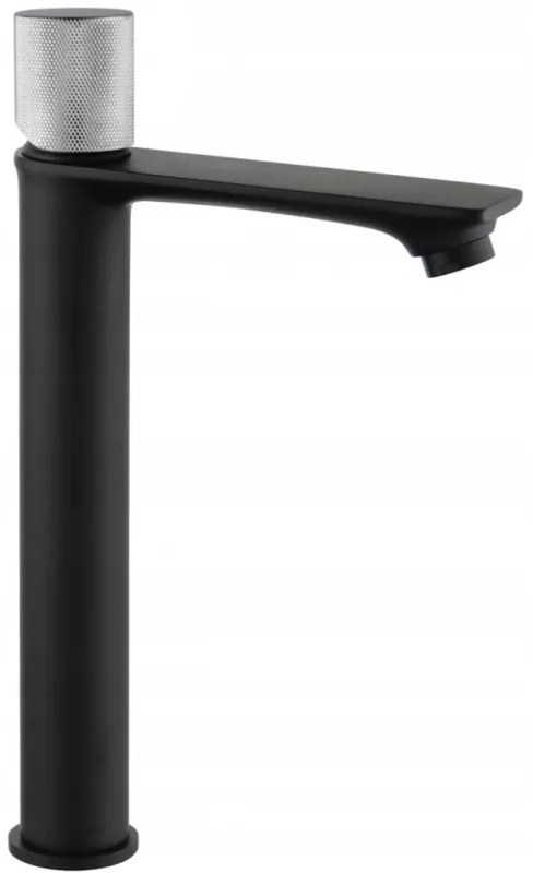 Mexen Royo One Vysoká Umývadlová batéria, čierna-chrómová, 72211-77