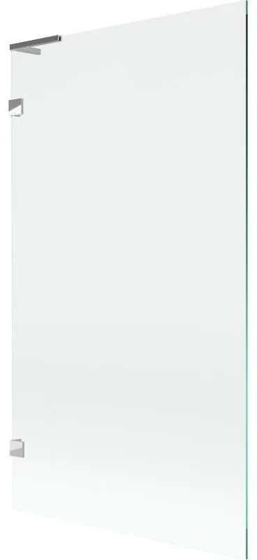 Mexen, Mexen Lunar L 1-krídlová vaňová zástena 100 x 150 cm, transparentná, chróm - 897L-100-000-01-00
