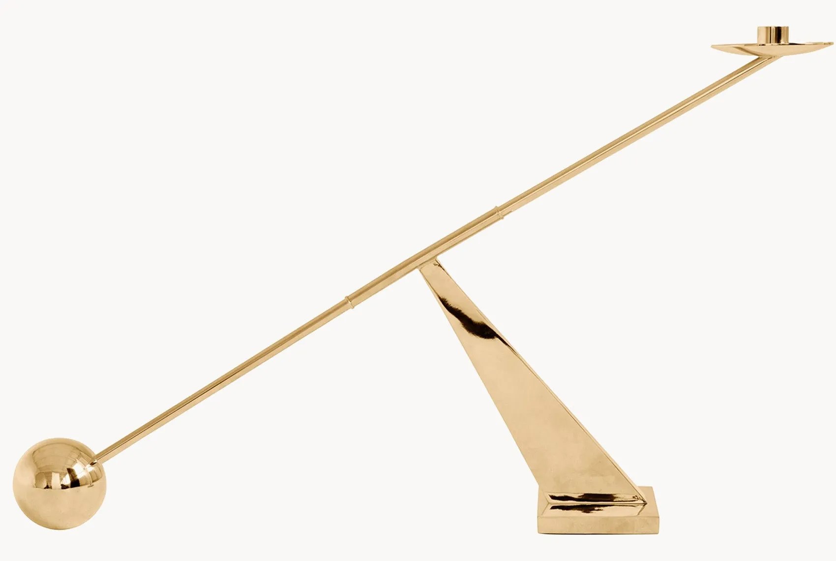 Dizajnový kovový svietnik Interconnect