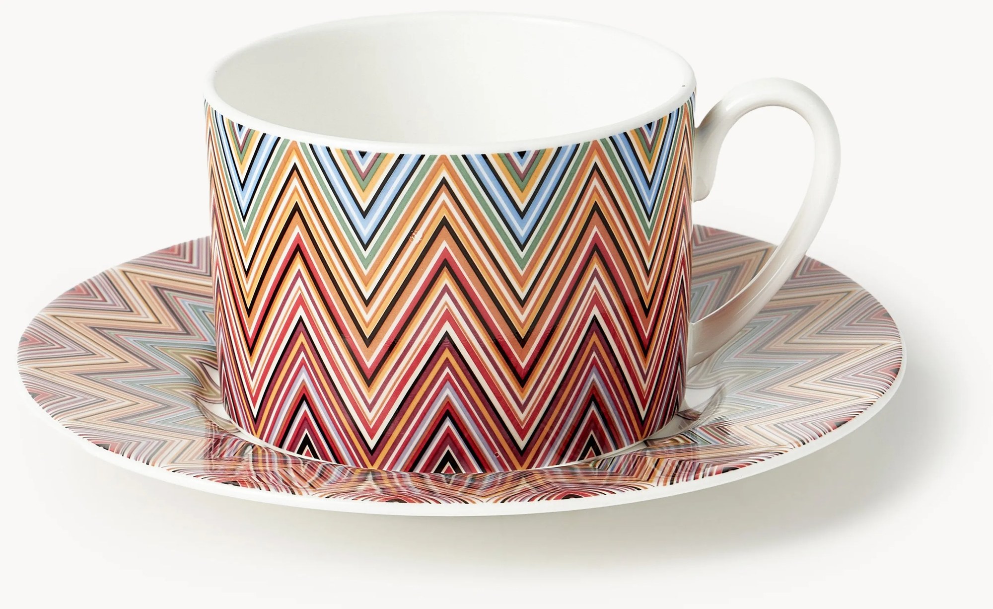 Súprava šálok na kávu's podšálkami z čínskeho porcelánu Jarris, 2 ks