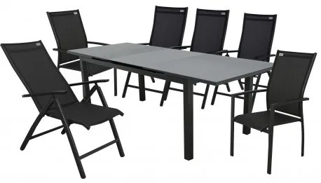 Doppler FIRENZE EXPERT - záhradná hliníková sedacia súprava 4+2+1