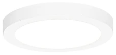 Zapustené alebo povrchové bodové svetlo biele 18 cm vrátane LED 3-stupňové stmievanie na teplé - Trans