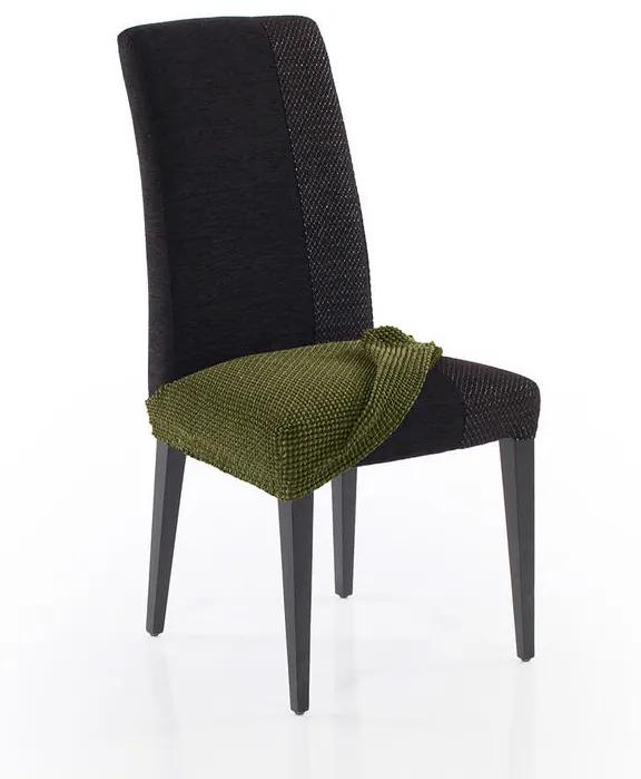 Super strečové poťahy NIAGARA zelená stoličky 2 ks (40 x 40 cm)