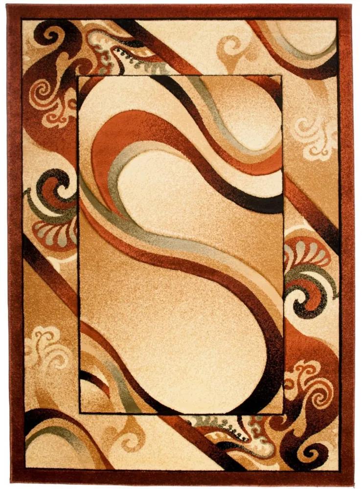 Kusový koberec Vlnenie béžový 110x195cm