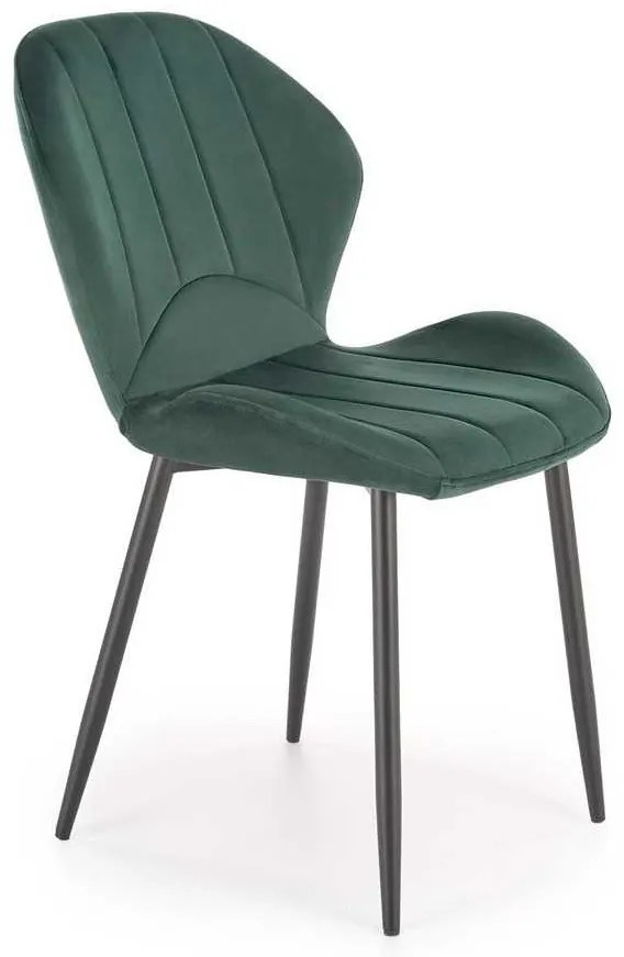 Jedálenská stolička Vivien, tmavo zelená
