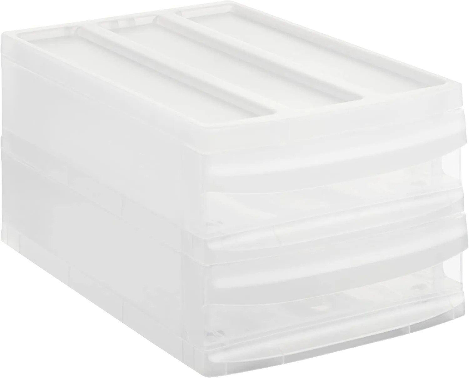 DUO M - Box s 2 zásuvkami (A4), úložný box výsuvný, transparentný Rotho SYSTEMIX