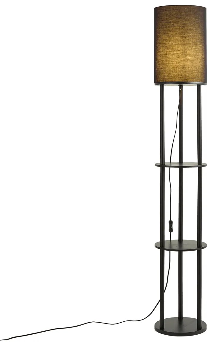 Moderná stojacia lampa čierna - Stojon