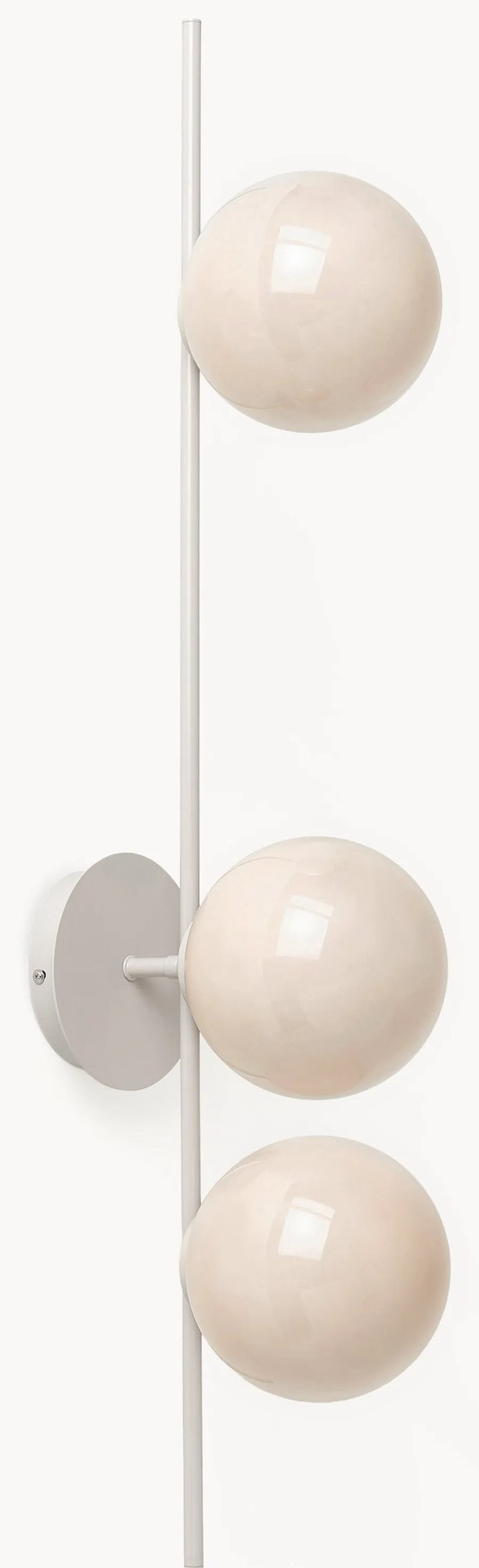 Nástenné svietidlo z opálového skla Liv