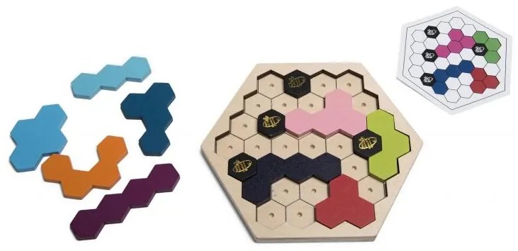 Logické puzzle - včielky