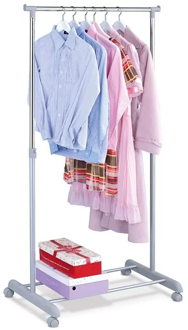 BONTEC Stojan na šaty, plast, šedá, ABD-1209 GREY Farba: Šedá