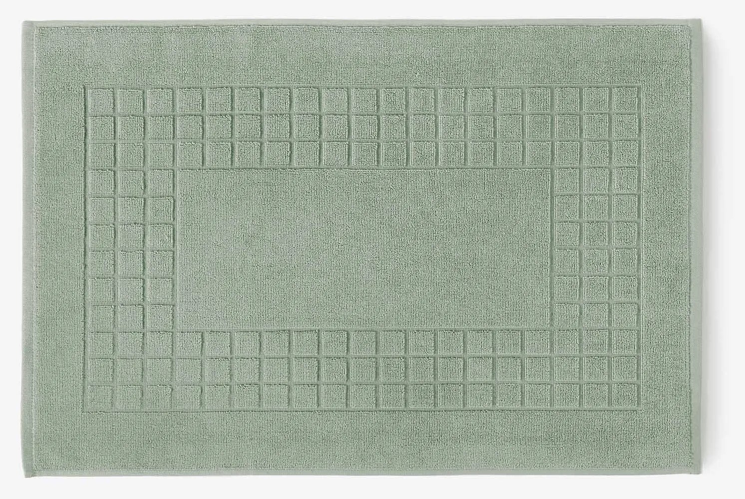 Goldea kúpeľňová froté predložka mozaika – šalviová 50 x 70 cm