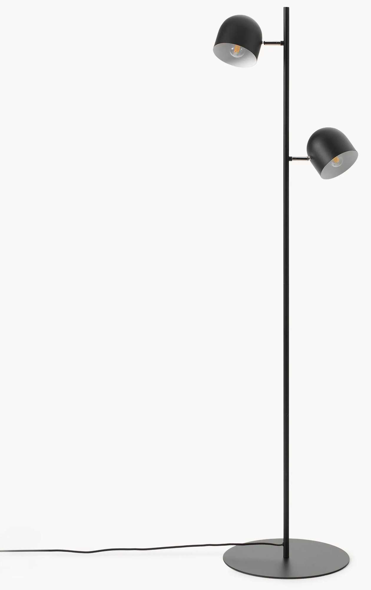 Stojacia lampa z kovu Almo II