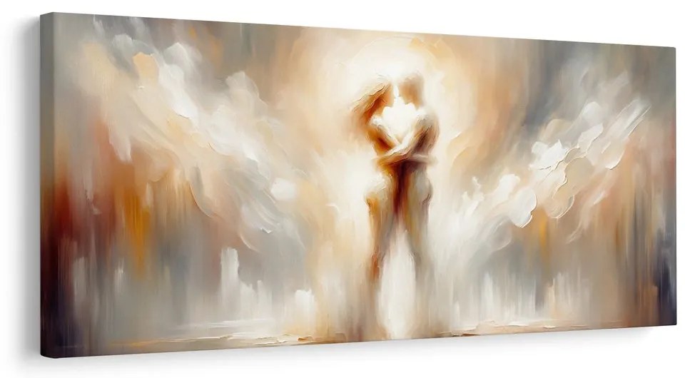 Obraz milenecký pár v objatí