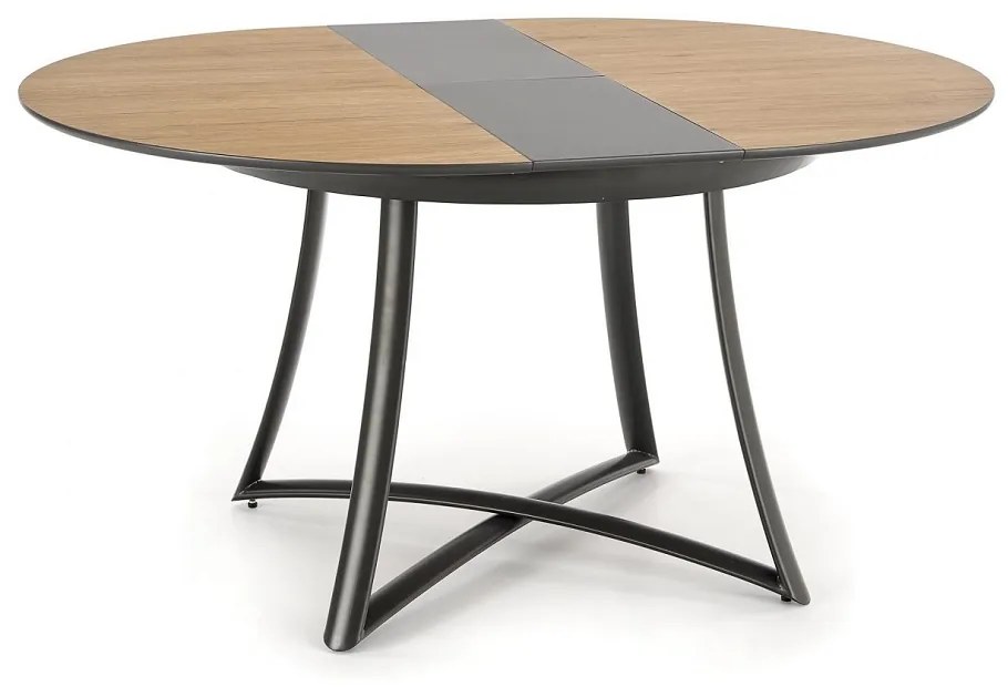 Jedálenský stôl Moretti, dub zlatý / čierna