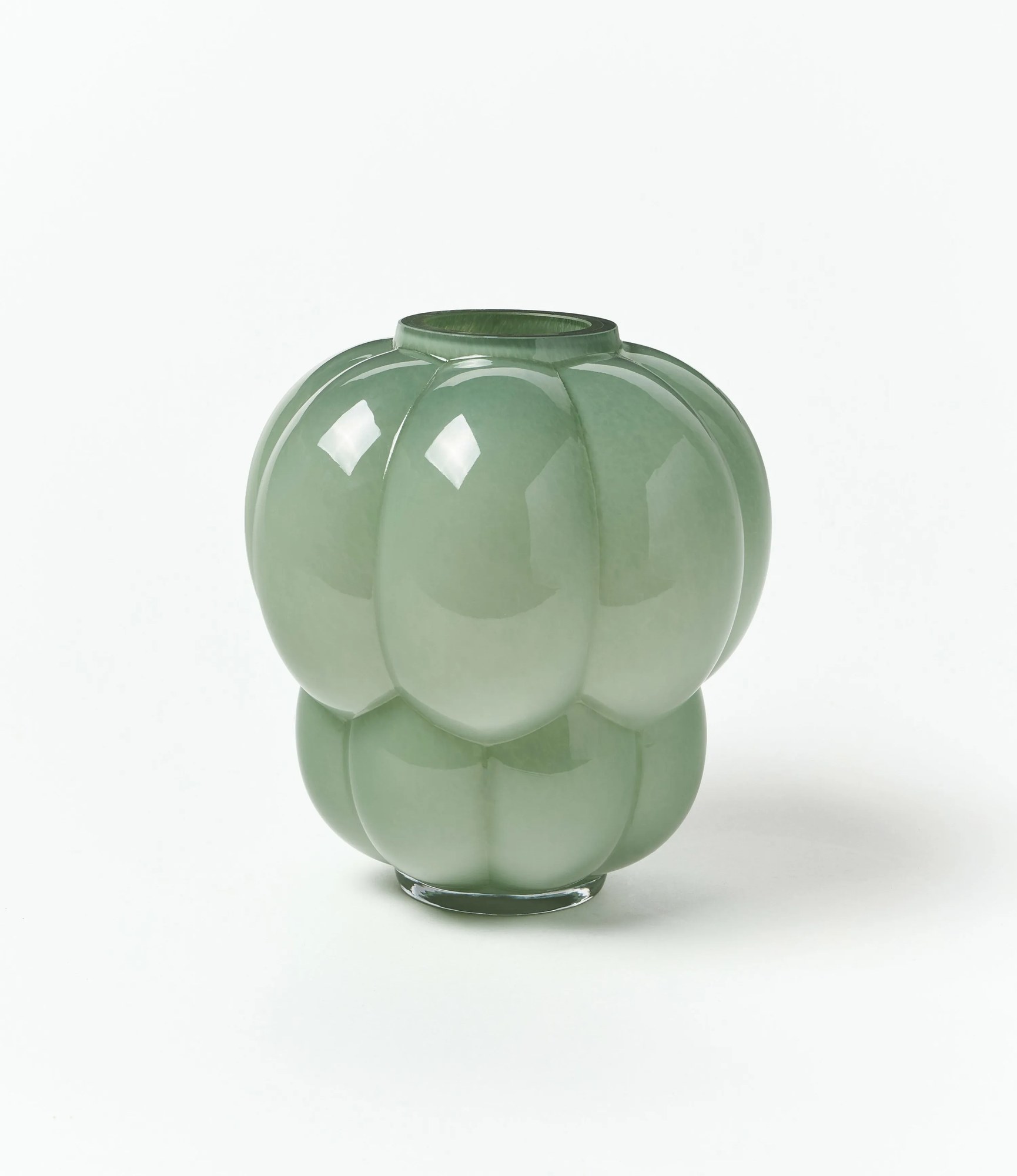 Ručne fúkaná sklenená váza Uva, V 22 cm