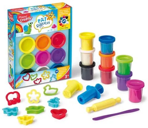 Súprava Maped Creativ Pat´Dough - modelovacia hmota - 9 farieb