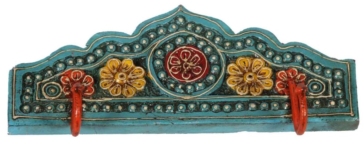 Orientálny háčik Taj Mahal - tyrkysový