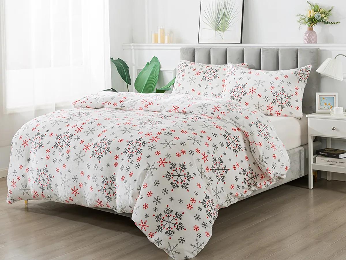 XPOSE® Mikroplyšové obliečky SNOWFALL Exclusive