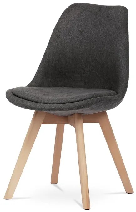 BONTEC Jedálenská stolička, hnedá, látka, CT-751 BR2 Farba: Šedá