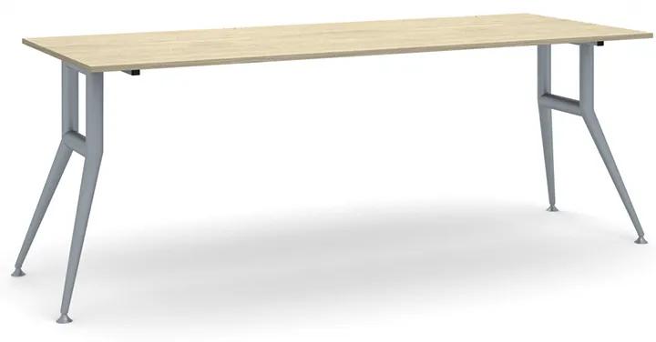 Rokovací stôl WIDE, 2000 x 800 mm, dub prírodný