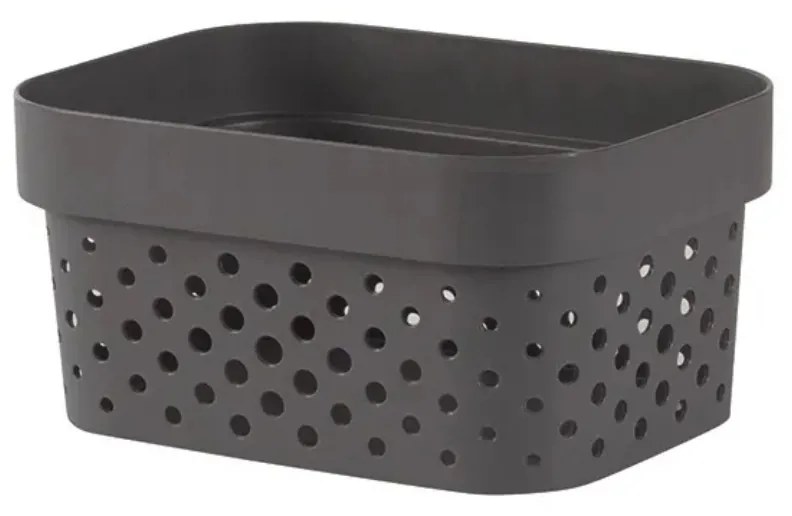 Curver Úložný box INFINITY 1,4 l, perforovaný, sivý