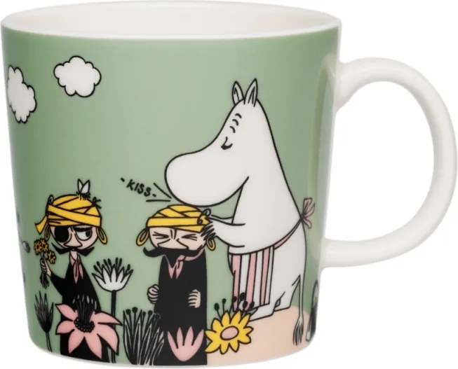 Hrnček Moomin Lovin care 0,3l, zelený
