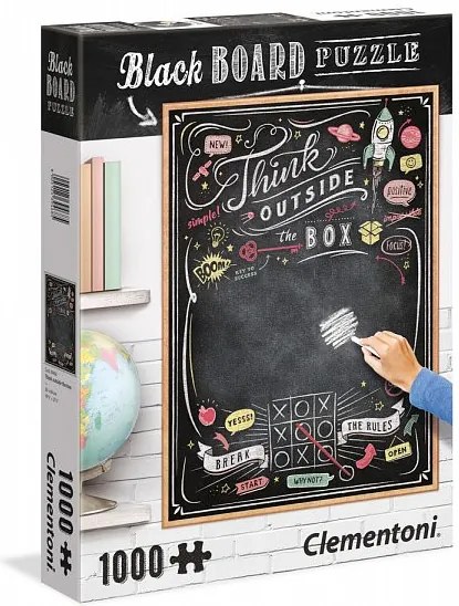 Tabuľové puzzle - Dívaj sa na veci inak - 1000 ks