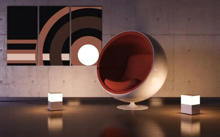 Ručne maľovaný POP Art obraz ABSTRAKT 3 dielny abstr2