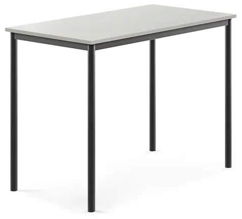 Stôl SONITUS, 1200x700x900 mm, HPL - šedá, antracit