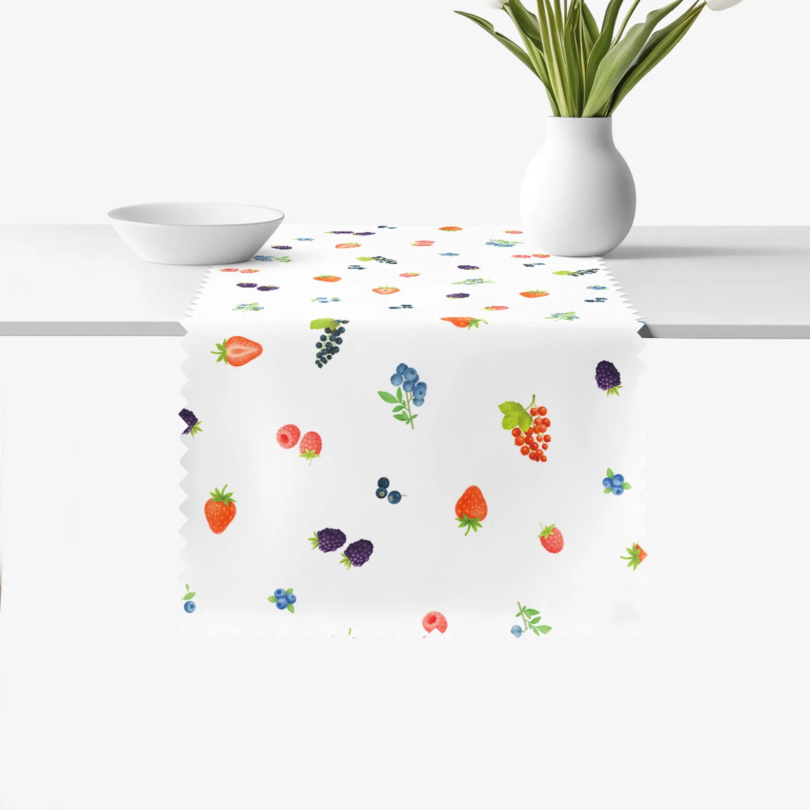 Goldea behúň na stôl teflónový - lesné plody 50x140 cm