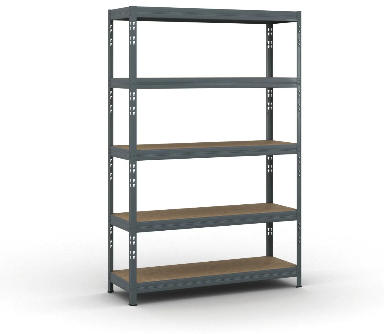 Policový regál 1786x1200x400 mm, nosnosť 280kg