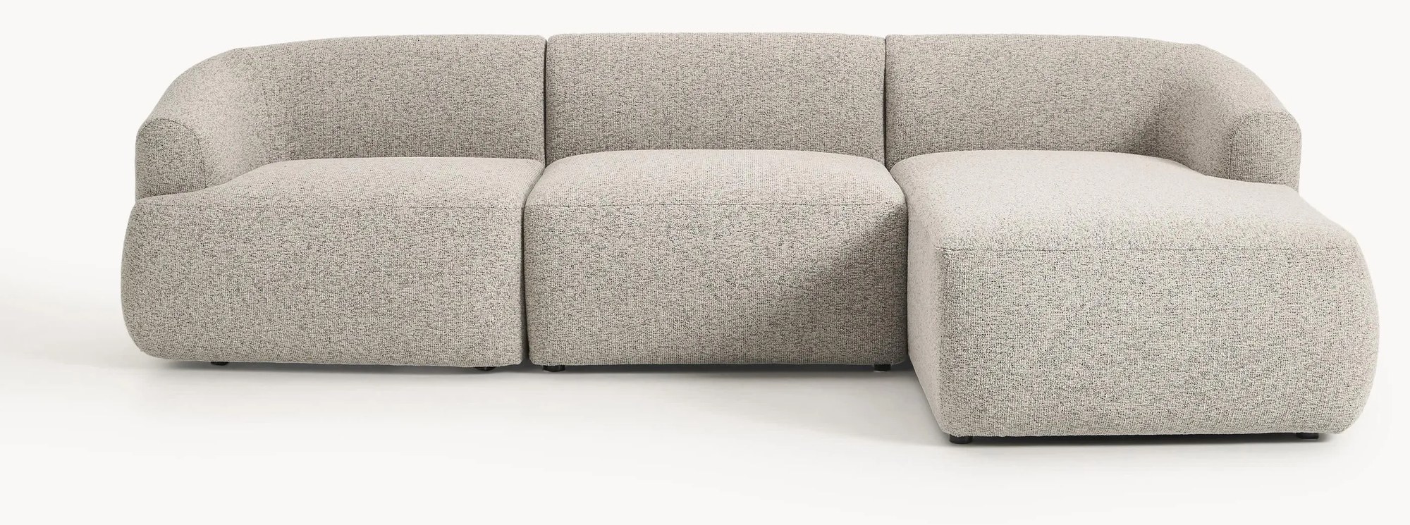 Modulárna buklé rohová pohovka Sofia (3-miestna)