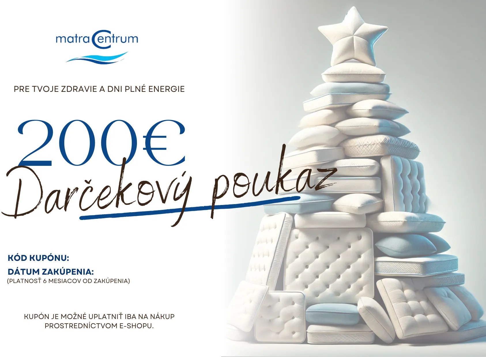 Darčekový poukaz v hodnote 200 €