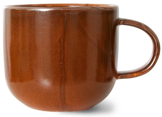 Rustikálne modrý keramický hrnček Chef - 12*9*8 cm / 320 ml