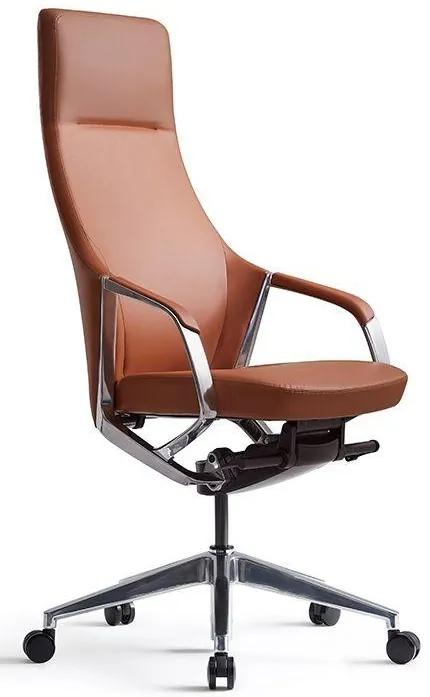 BESTUHL Luxusné kancelárske kreslo HONOR hnedá koženka