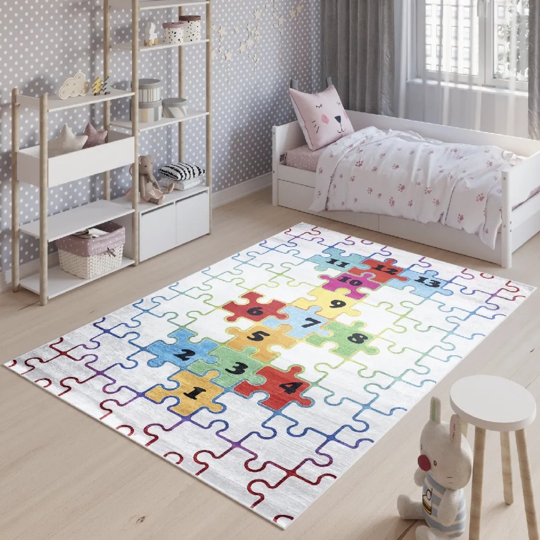 Dizajnový koberec PUZZLE - PRINT EMMA ROZMERY: 80x150