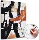 Maľovanie podľa čísel V ODTIEŇOCH HNEDEJ – nízka náročnosť