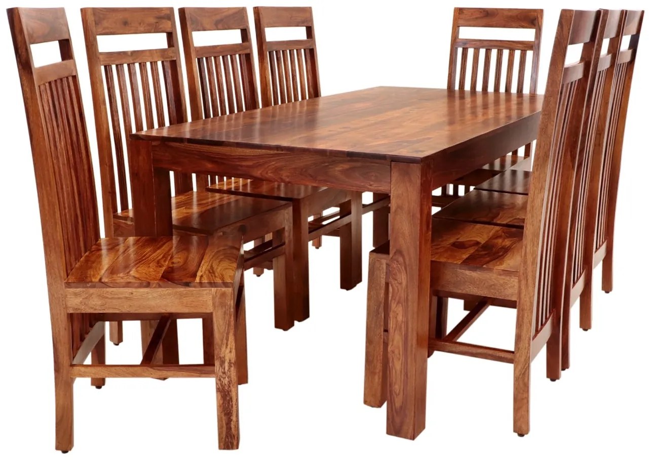 furniture-nabytek.cz - Jedálenský set pre 8 osôb Gani z indického masívu palisander