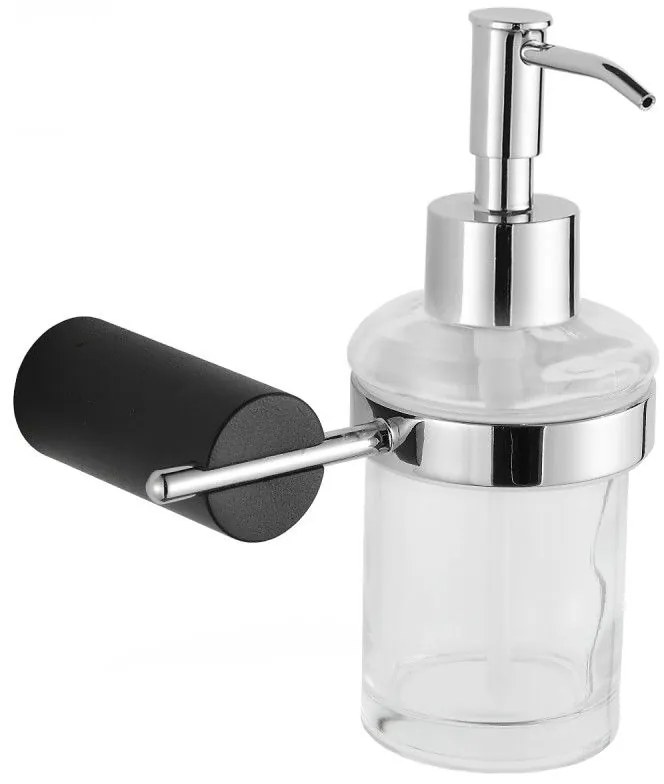 Mexen príslušenstvo, Aron dávkovač mydla, čierna-chrómová, 70881388-07