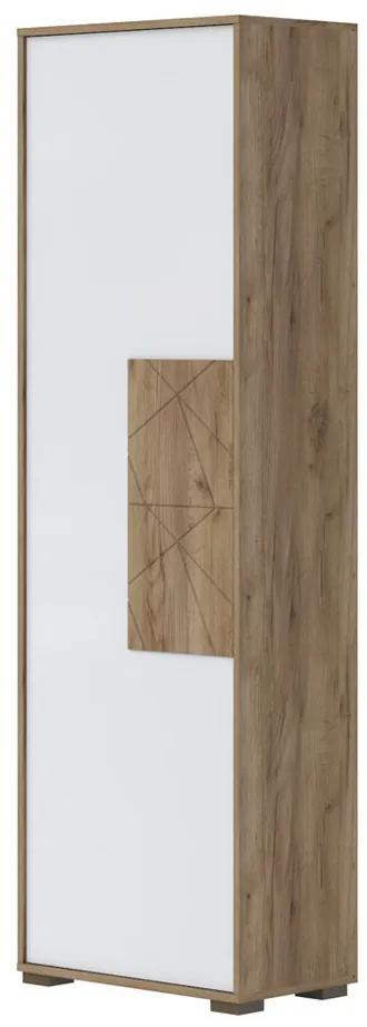 Predsieňová skriňa Freya - dub halifax/biela