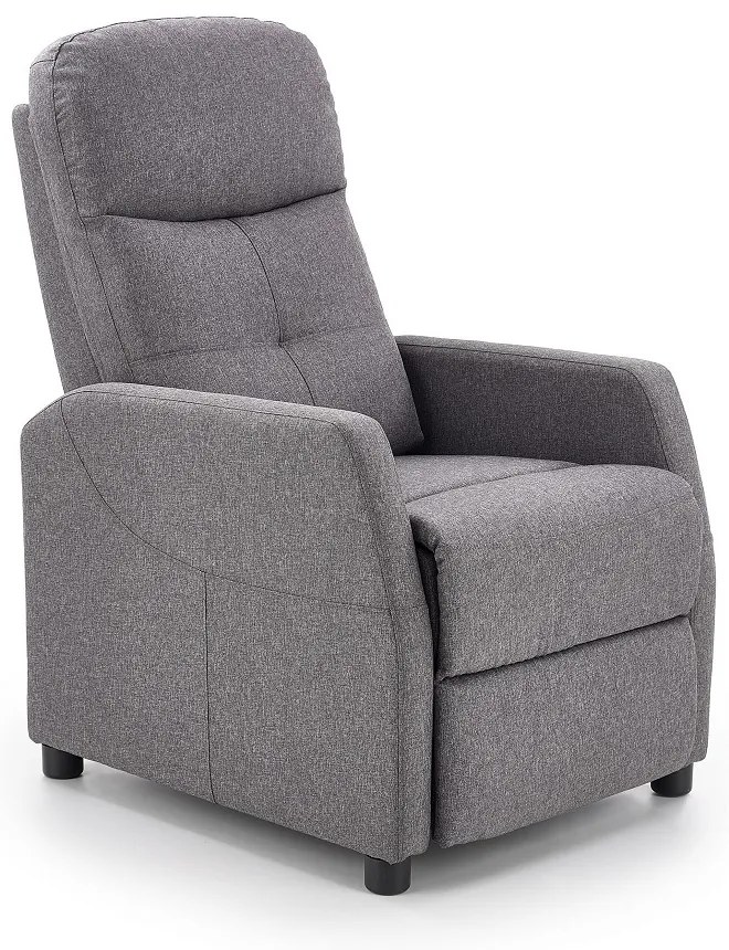 Polohovacie kreslo Felipe, sivá Polohovacie kreslo Felipe, sivá