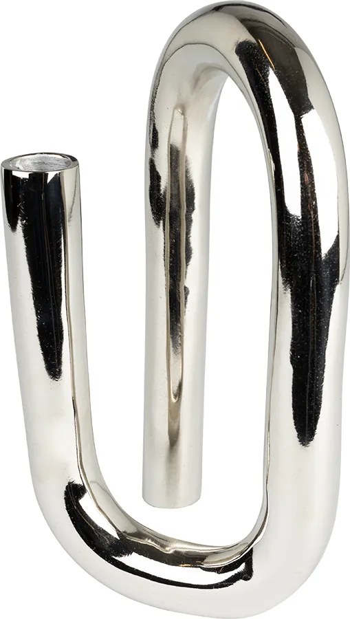 Zuiver Tubo dizajnový svietnik - Strieborná, Vysoký