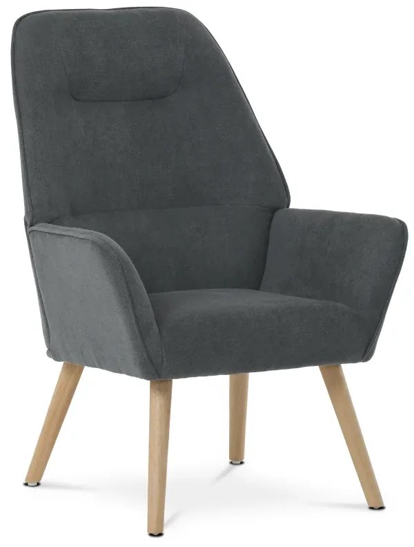 Relaxačné kreslo v škandinávskom štýle, Antracit