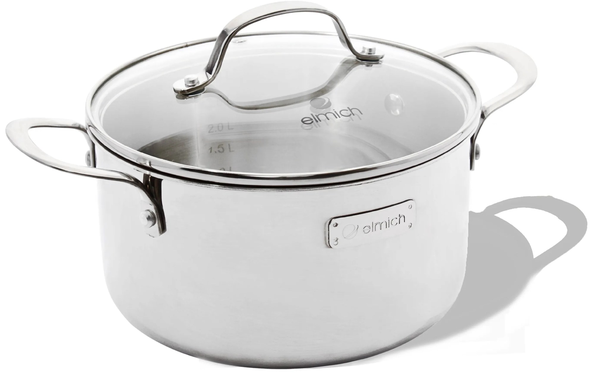 Elmich Trojvrstvový nerezový hrniec na indukciu Trimax 20 cm (3.5 l)