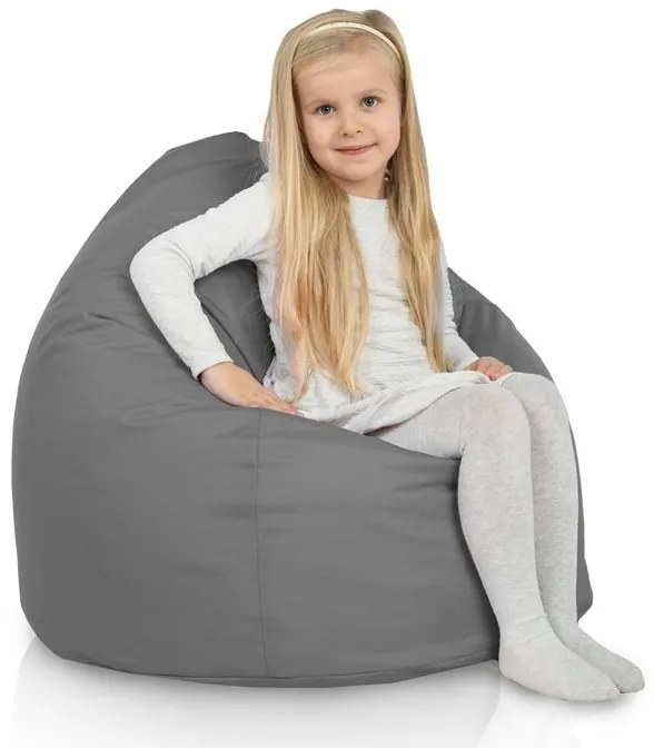 Sedací vak BAG Sako L Nylon Vodeodolný Farba: 18.Tm. Sivý