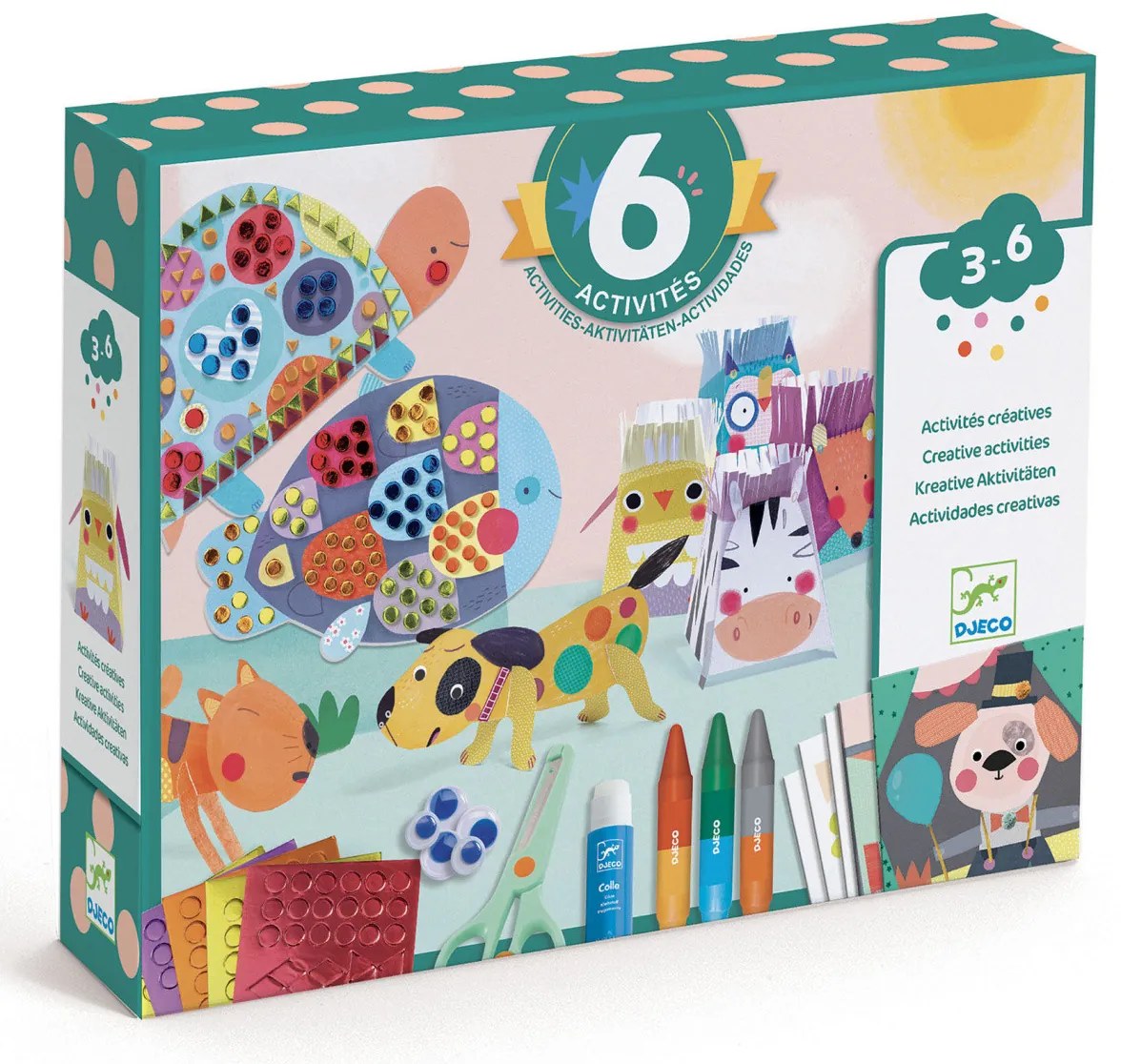 Kreatívna hra - Domovy zvieratiek - 6 aktivít